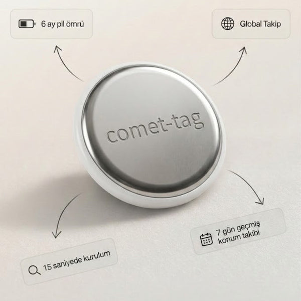 Comet Baby™ Güvenli Adım – Çocuk Takip Cihazı ve Tabanlığı