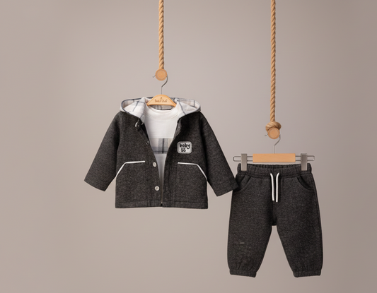 Kapşonlu Erkek Eşofman Seti