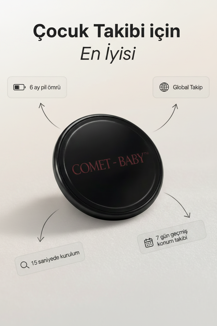 Comet Baby™ Güvenli Adım – Çocuk Takip Cihazı