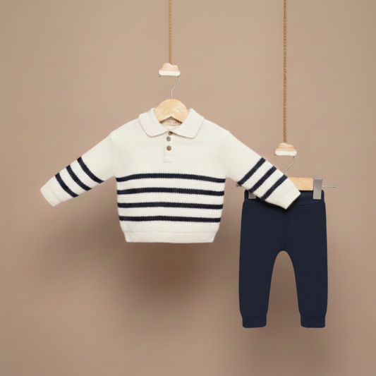 Yakalı Triko Erkek Takım