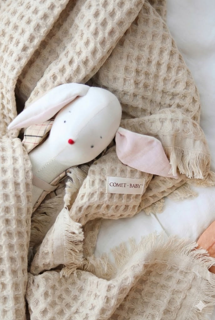 CometBaby™ %100 Pamuk Müslin Waffle Battaniye
